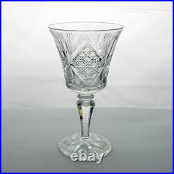 Saint-Louis. 6 verres à vin en cristal modèle Vologne