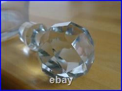 Saint Louis Ancienne Carafe A Vin Cristal Gravure Modele Metz Epoque 1920