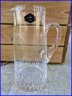 Saint Louis Ancienne Grande Carafe Pichet Cristal Taillé Et Gravé Signé TBE Saint Louis Ancienne Grande Carafe Pichet Cristal Taillé Et Gravé Signé TBE