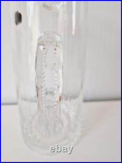 Saint Louis Ancienne Grande Carafe Pichet Cristal Taillé Et Gravé Signé TBE Saint Louis Ancienne Grande Carafe Pichet Cristal Taillé Et Gravé Signé TBE