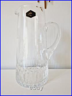 Saint Louis Ancienne Grande Carafe Pichet Cristal Taillé Et Gravé Signé TBE Saint Louis Ancienne Grande Carafe Pichet Cristal Taillé Et Gravé Signé TBE