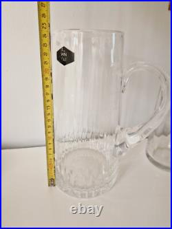Saint Louis Ancienne Grande Carafe Pichet Cristal Taillé Et Gravé Signé TBE Saint Louis Ancienne Grande Carafe Pichet Cristal Taillé Et Gravé Signé TBE