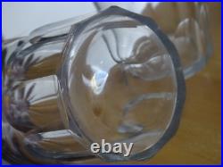 Saint Louis Ancienne Paire Carafes Cave A Liqueur Cristal Tailler Caton 19 Eme