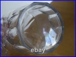 Saint Louis Ancienne Paire Carafes Cave A Liqueur Cristal Tailler Caton 19 Eme
