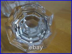 Saint Louis Ancienne Paire Carafes Cave A Liqueur Cristal Tailler Caton 19 Eme