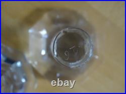 Saint Louis Ancienne Paire Carafes Cave A Liqueur Cristal Tailler Caton 19 Eme