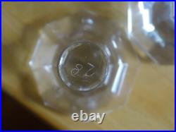 Saint Louis Ancienne Paire Carafes Cave A Liqueur Cristal Tailler Caton 19 Eme