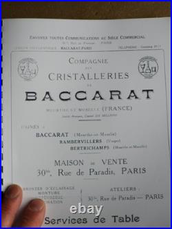 Saint Louis / Baccarat 8 Flutes A Champagne Modele Caton Art Deco