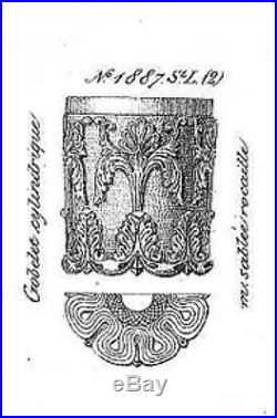 Saint Louis Baccarat Le Creusot Verre Gobelet Cristal Napoleon Empire 19eme 1887
