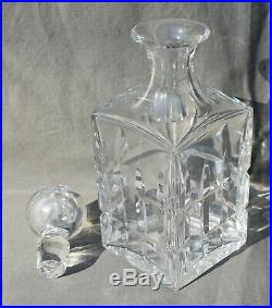 Saint Louis CARAFE à Whisky en cristal modèle Manhattan glass by SL