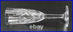 Saint Louis Chantilly 6 Flutes A Champagne En Cristal H= 19 CM