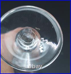 Saint Louis Chantilly 6 Flutes A Champagne En Cristal H= 19 CM
