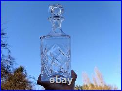 Saint Louis Chantilly Whiskey Wine Decanter Carafe A Vin Whisky Cristal Taillé