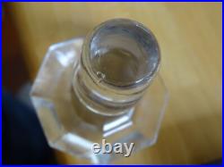 Saint Louis Charles X Ancienne Carafe Liqueur En Cristal Mouler Epoque 1830