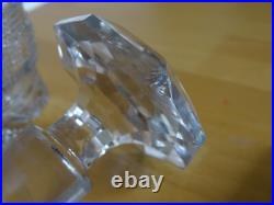 Saint Louis Charles X Ancienne Carafe Liqueur En Cristal Mouler Epoque 1830
