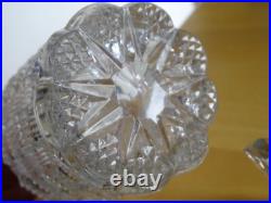 Saint Louis Charles X Ancienne Carafe Liqueur En Cristal Mouler Epoque 1830