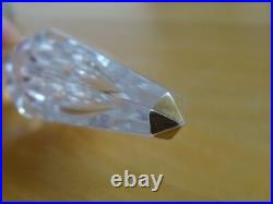 Saint Louis Cristal Ancienne Carafe A Liqueur Art Nouveau Modele Decor Givre Or