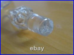 Saint Louis Cristal Ancienne Carafe A Liqueur Art Nouveau Modele Decor Givre Or