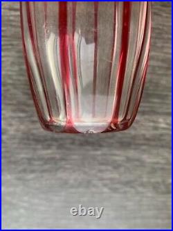 Saint Louis Flat Tumbler Glasses Verre Gobelet Cristal Taillé De Couleur Coloré
