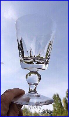 Saint Louis Jersey 4 Water Glasses 4 Verres A Eau Cristal Taillé Paquebot France