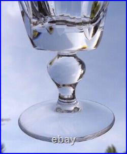 Saint Louis Jersey 4 Water Glasses 4 Verres A Eau Cristal Taillé Paquebot France