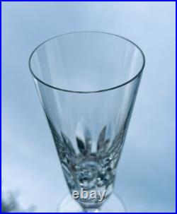 Saint Louis Jersey 6 Flute A Champagne Sektgläser Cristal Taillé Paquebot France