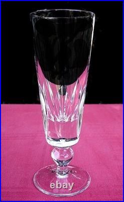 Saint Louis Jersey 6 Flute A Champagne Sektgläser Cristal Taillé Paquebot France