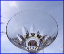 Saint Louis Jersey 6 Wine Glasses Verres A Vin Cristal Taillé Paquebot France B