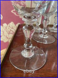 Saint Louis Lot de 6 verres à Eau en cristal, modèle Mimosa