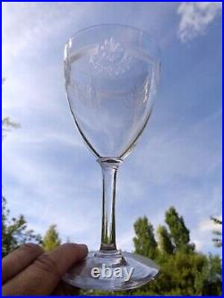 Saint Louis Manon Wine Glass Weingläser Verre A Vin Cristal Grave Empire 19eme D