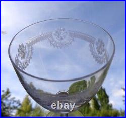 Saint Louis Manon Wine Glass Weingläser Verre A Vin Cristal Grave Empire 19eme D