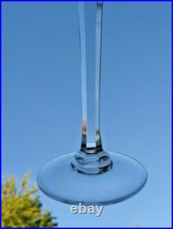 Saint Louis Massenet 6 Verres Roemer A Liqueur Cristal De Couleur Coloré Bleu