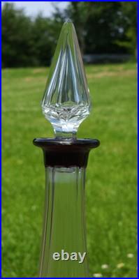 Saint Louis Massenet Carafe En Cristal Doublé H 43,5 Cm