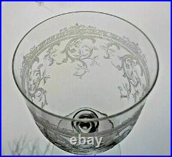 Saint Louis Metz Water Glasses Verre A Eau Vin Cristal Gravé Napoleon III 19eme