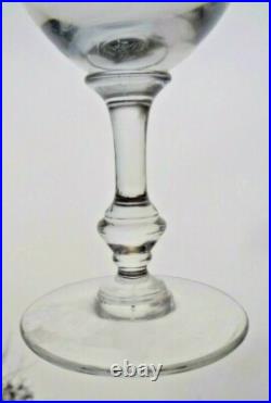 Saint Louis Metz Wine Glasses Weingläser Verre A Vin Cristal Gravé Napoleon III Saint Louis Metz Wine Glasses Weingläser Verre A Vin Cristal Gravé Napoleon III