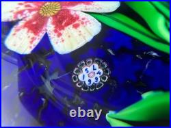 Saint-Louis Paperweight Harmonie Limited Edition 8/200 1994 Floral Cryst