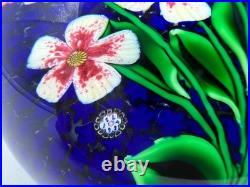 Saint-Louis Paperweight Harmonie Limited Edition 8/200 1994 Floral Cryst