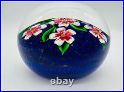 Saint-Louis Paperweight Harmonie Limited Edition 8/200 1994 Floral Cryst