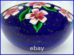 Saint-Louis Paperweight Harmonie Limited Edition 8/200 1994 Floral Cryst