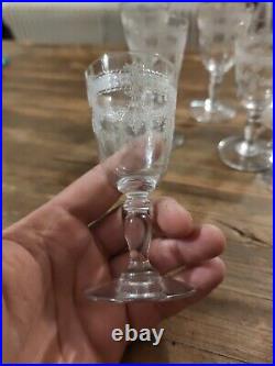 Saint Louis Papin 6 Verres A Vin Blanc 11cm En Cristal A2