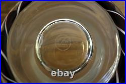 Saint Louis Rare Verre A Jus De Fruit En Cristal Inclusions Décor Sulfure. 1