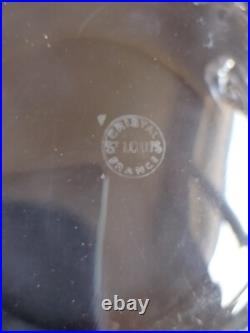 Saint-Louis / Seau à glace en cristal taillé et gravé/doré or / Modèle Thistle Saint-Louis / Seau à glace en cristal taillé et gravé/doré or / Modèle Thistle