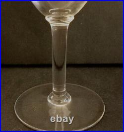 Saint Louis Série De 5 Verres A Eau En Cristal Modèle Manon Grave Empire