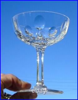 Saint Louis Service de 6 coupes à champagne en cristal taillé, service Vic