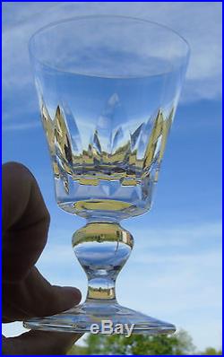 Saint Louis Service de 6 verres à Bourgogne en cristal taillé, modèle Jersey