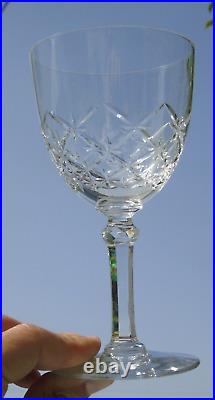Saint Louis Service de 6 verres à bourgogne en cristal taillé service Tiflis