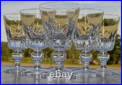 Saint Louis Service de 6 verres à eau en cristal modèle Jersey haut 14,5 cm