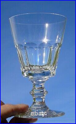 Saint Louis Service de 6 verres à vin rouge en cristal, modèle Caton Signés