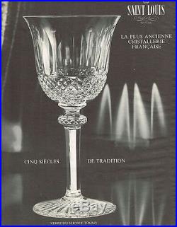 Saint Louis Tommy 4 Wassergläser Kristall Verres A Eau 18 CM 18cm Cristal Taillé