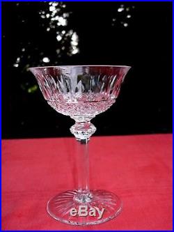 Saint Louis Tommy 6 Tall Sherbet 6 Coupes A Champagne Cristal Taillé Kristall